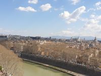 024 Rom, Blick von der Engelsburg, 20.3.24