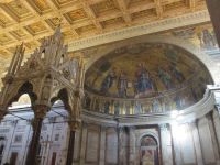 St. Paul vor den Mauern: Ziborium und Apsis