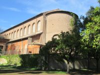 Apsis von Santa Sabina und Orangengarten