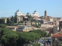 Blick vom Orangengarten: Vaterlandsaltar