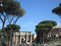 Konstantinbogen und Kolosseum