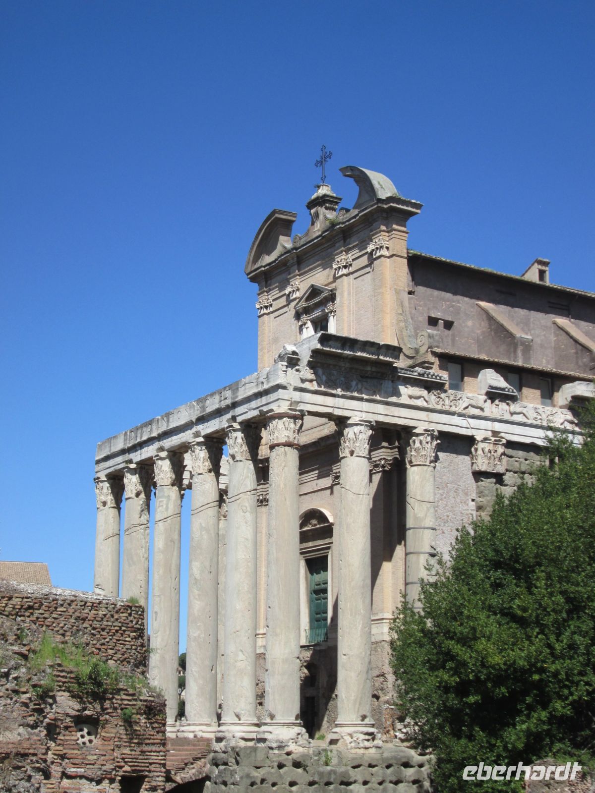 Forum Romanum: Tempel Augustinus und Faustina