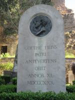 protestantischer Friedhof: August Goethe