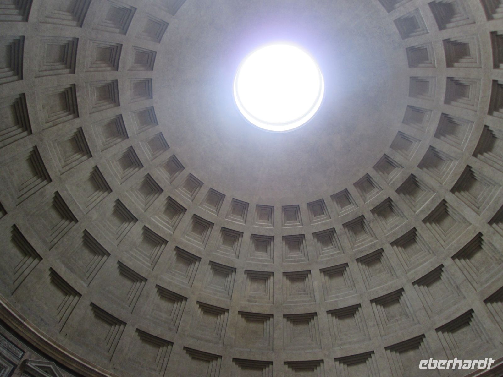 einzigartige Kuppel des Pantheon