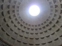 einzigartige Kuppel des Pantheon