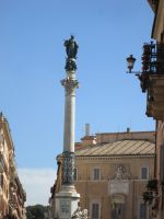 Säule der Unbefleckten Empfängnis vor der Spanischen Botschaft