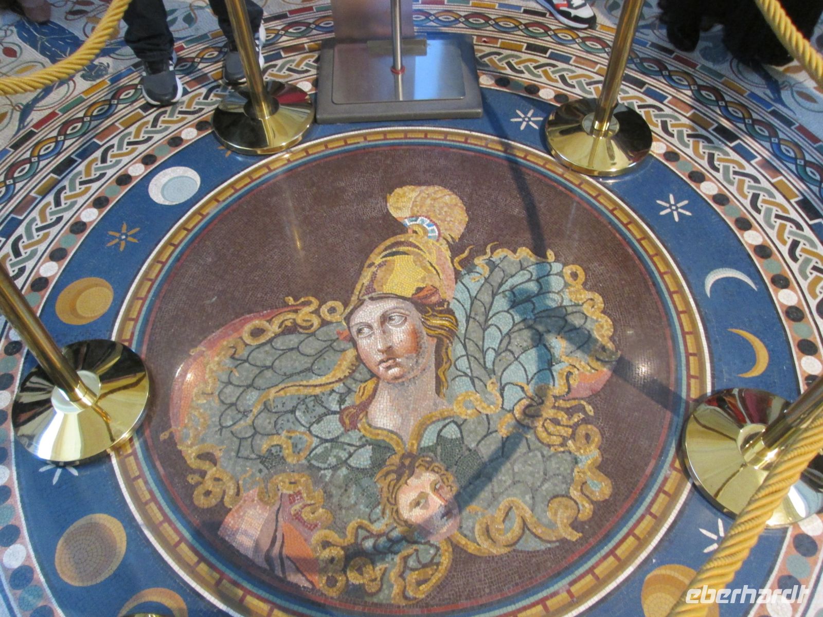 Mosaik der Göttin Athene