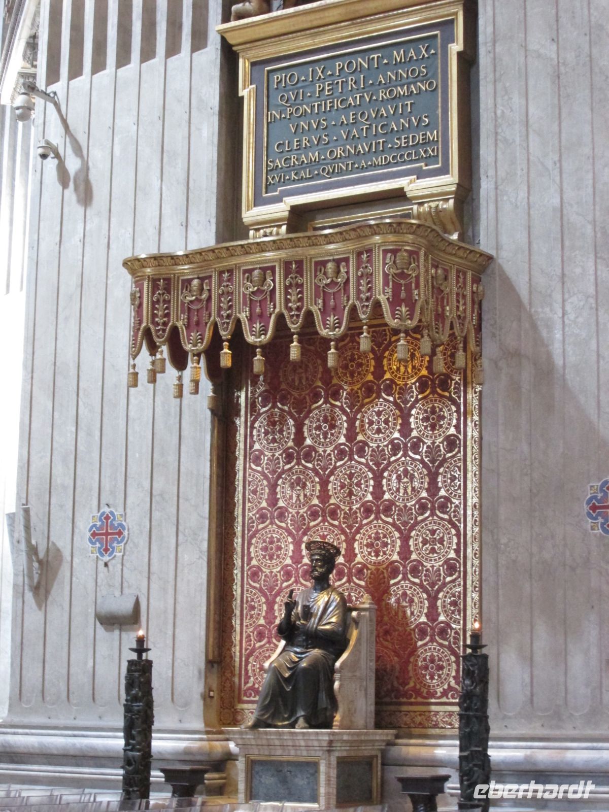 St. Peter: Heiliger Petrus , Bronze um 1300 