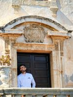 Italiener beim Entspannen in Taormina