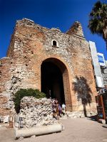 Eingang zum antiken Theater in Taormina