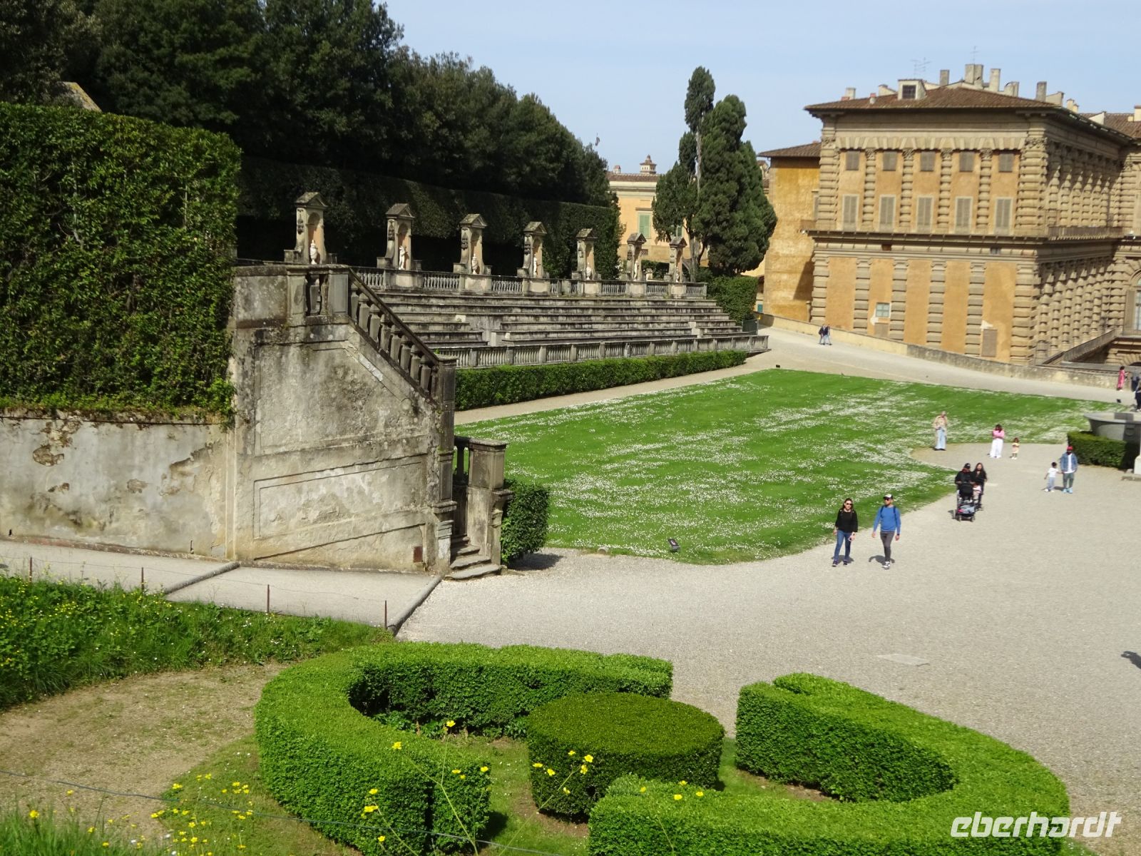 Florenz: Boboli-Garten (mit Blick auf den Palazzo Pitti)