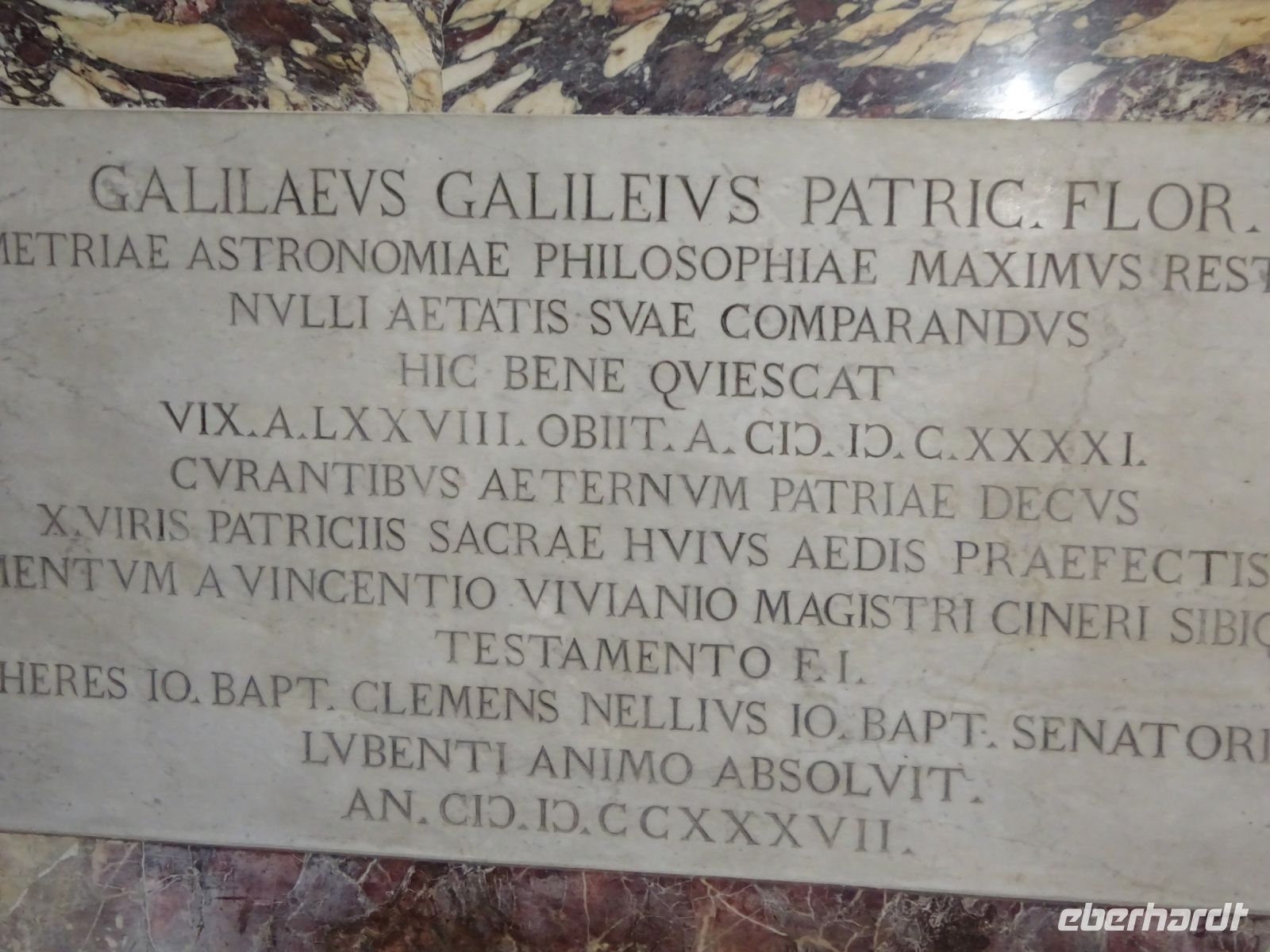 Florenz: in der Kirche Santa Croce