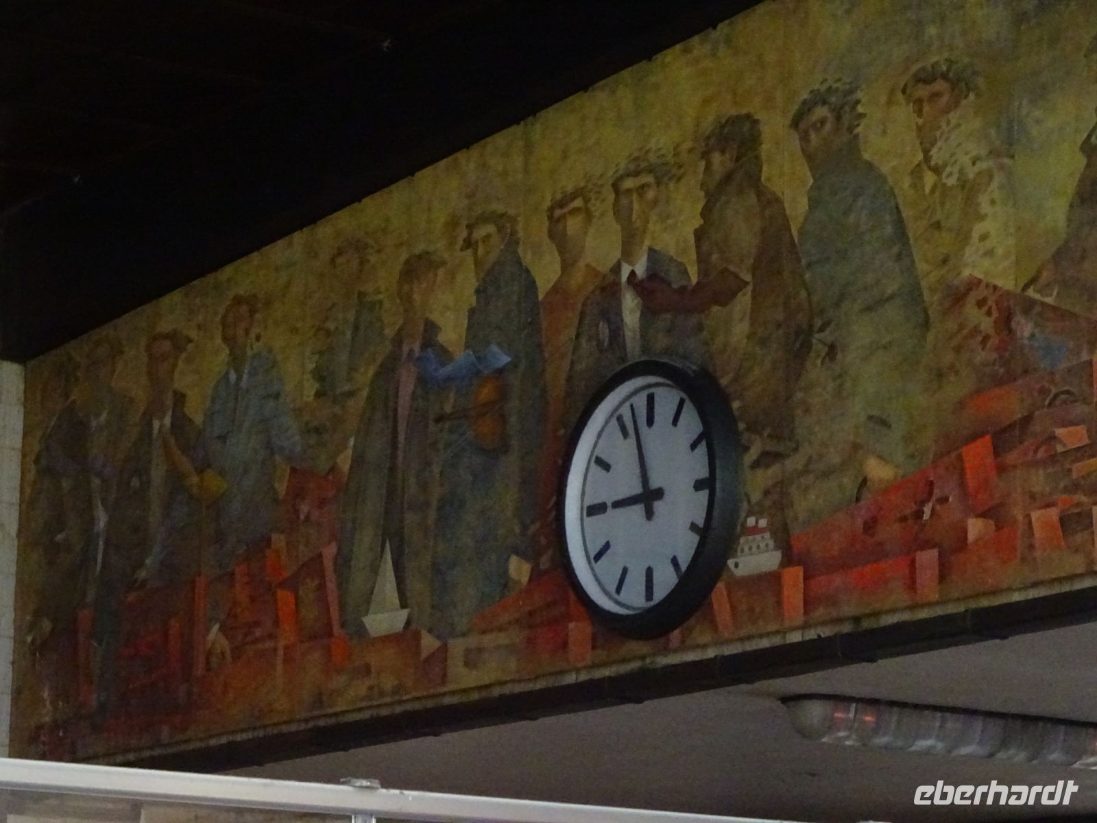 Florenz: Wandbild auf dem Bahnhof