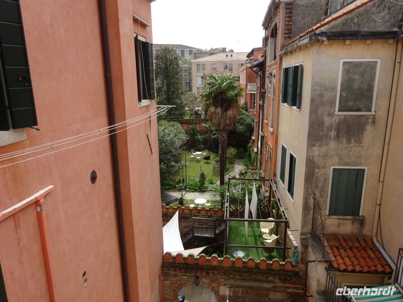 Venedig: Blick in den Garten