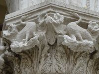 Venedig: Detail am Dogenpalast