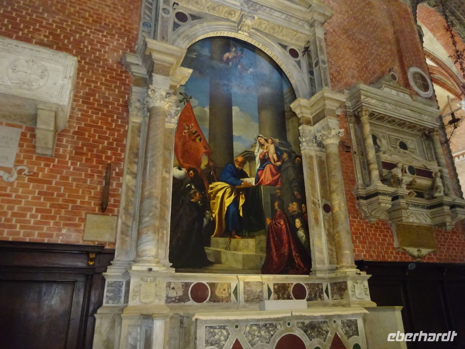 Venedig: in der Kirche Santa Maria Gloriosa del Frari