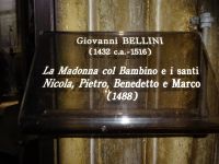 Venedig: in der Kirche Santa Maria Gloriosa del Frari