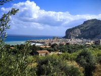 Blick auf Cefalu