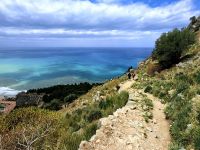 Steil geht es hoch auf den Hausberg von Cefalu