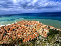 Blick auf die Altstadt von Cefalu
