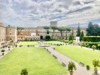 Blick auf die Vatikanischen Museen