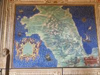 Landkarte in den Vatikanischen Museen 