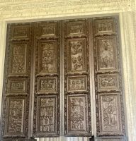 Tür in der Kapelle San Sabina