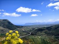 Blick auf die Küste von Segesta aus