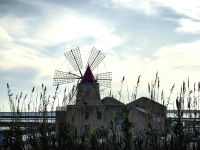Windmühle an den Salinen von Marsala