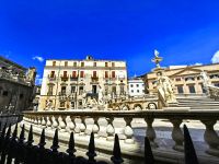 Fontana Pretoria in Palermo auf der Piazza Pretoria