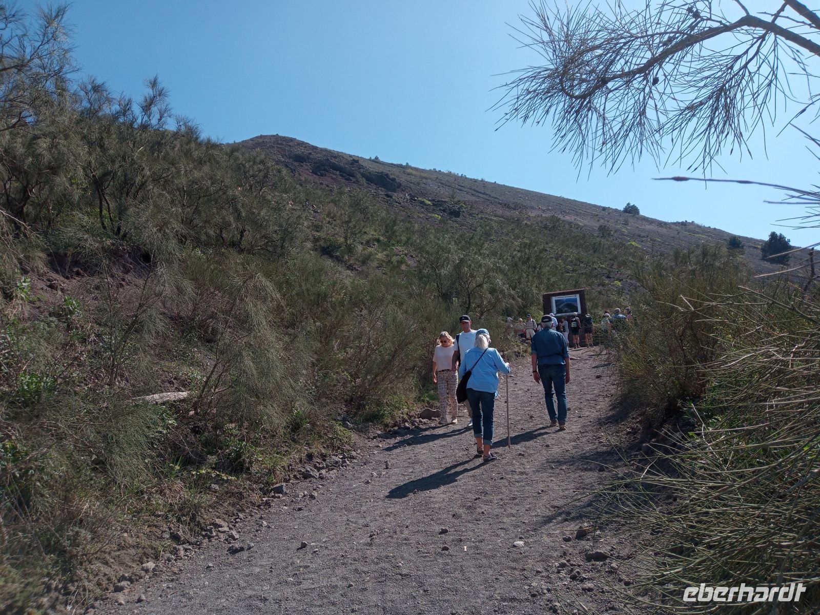 Aufstieg zum Vesuv