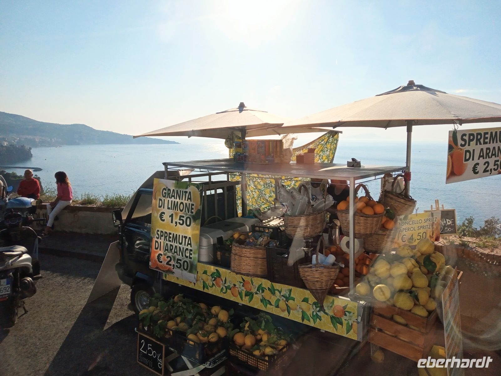 kurzer Stopp für eine erfrischende 