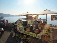 kurzer Stopp für eine erfrischende 