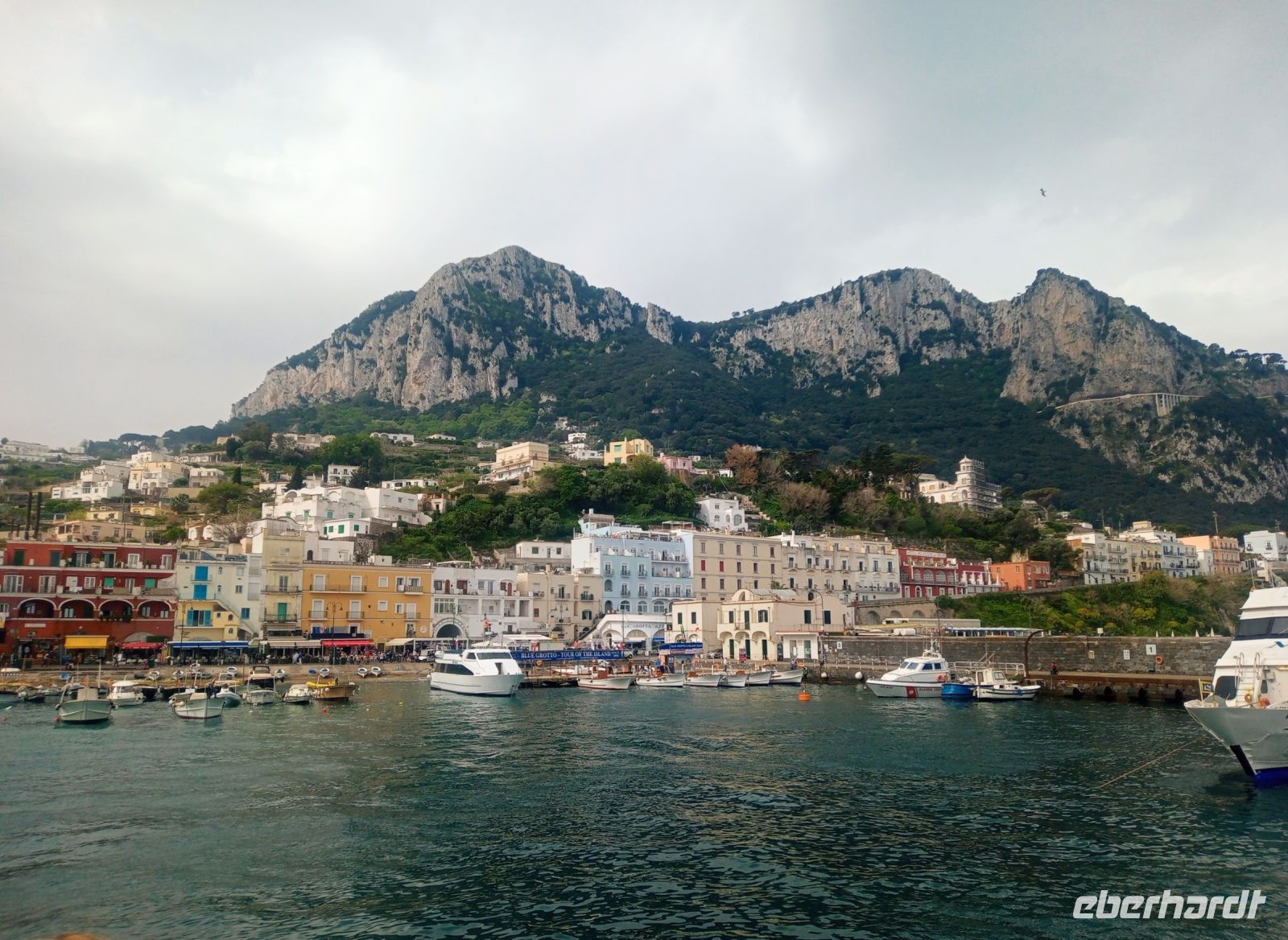 Ankuft am Hafen von Capri