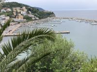 Blick auf den Hafen von Agropoli