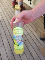 Limoncello Kostprobe an Bord/Amalfiküste/Italien