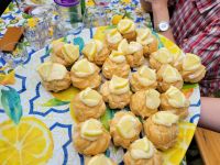 Agriturismo Tramonti: Windbeutelchen mit ZItronencreme /Amalfiküste/Italien