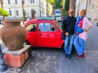 Soriano Calabro. Heike & Antonio mit neuem Auto