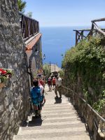 Stufen nach Positano