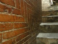 Dom Santa Maria del Fiore, die Kuppel besteht aus zwei Schalen. Die Ziegel in Fischgrät sind stabil und zugleich flexibel in der Ausformung.