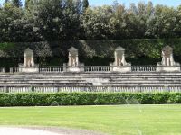 Boboli-Garten, das Amphitheater ist der größte Gartenraum im Park.