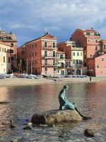 Sestri Levante - Stille Bucht - Der Fischer