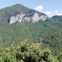 Fahrt durch die Milchberge