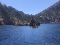 Calanghes vom Wasser aus