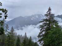 Blick auf die Berge des Parco Naturale Brenta