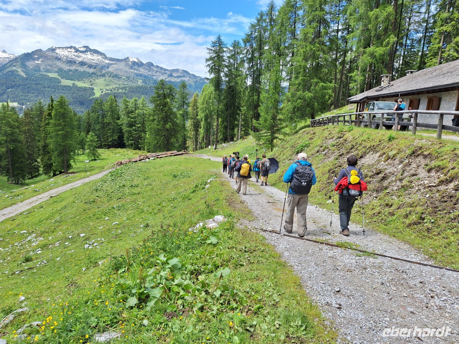 gut gestärkt auf dem Rückweg