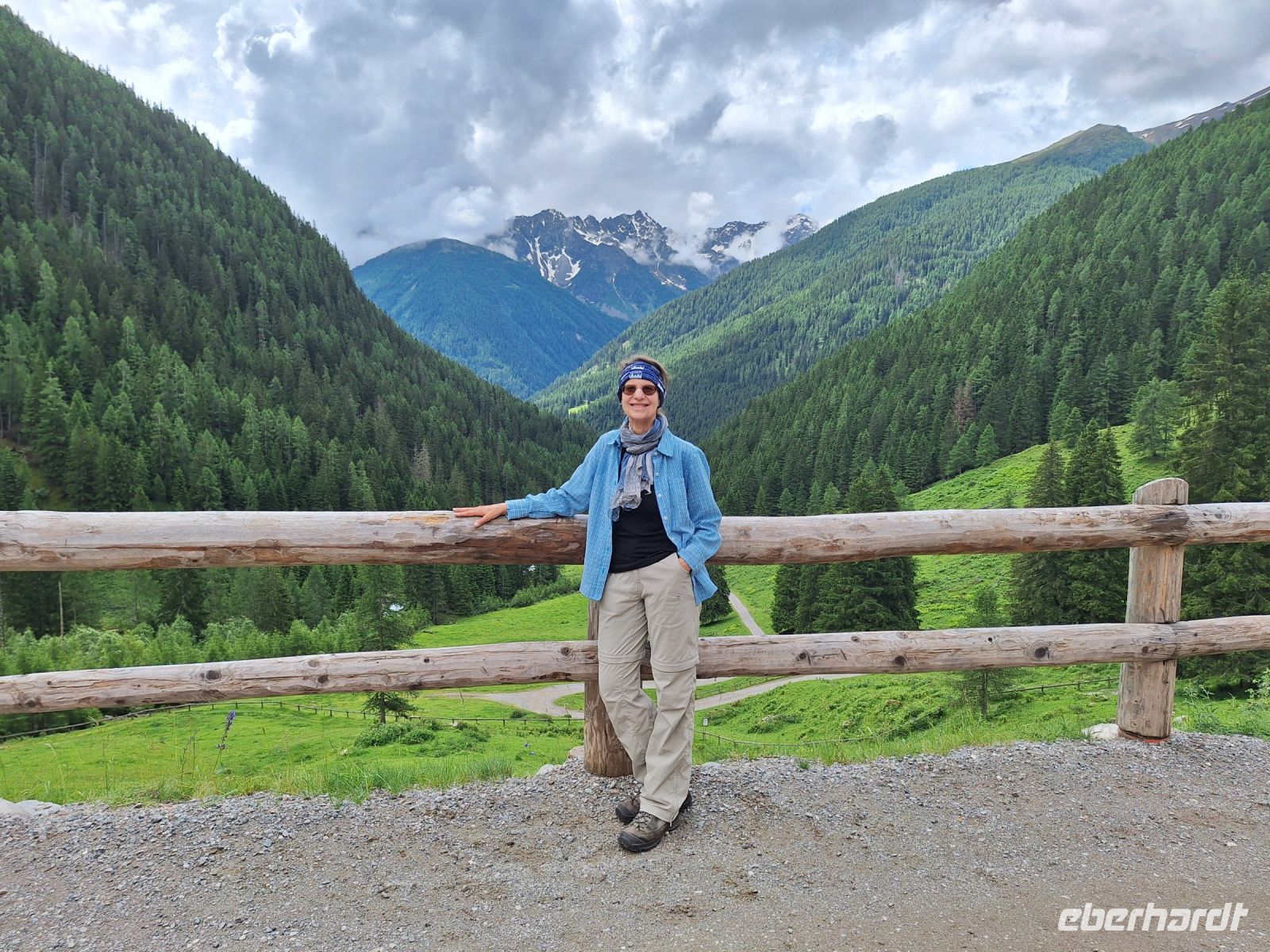 4. Wandertag: zu den Saent-Wasserfällen im Val di Rabbi mit Claudia, der Reisebegleiterin