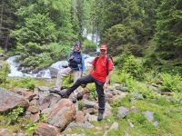 der Wanderführer Rino und die Reisebegleiterin Claudia :-)