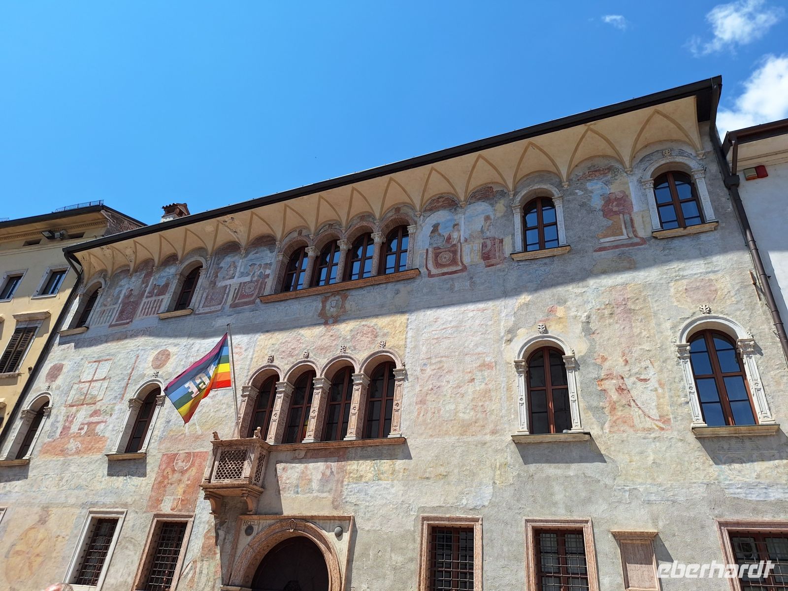 wir bewunderten die Fresken