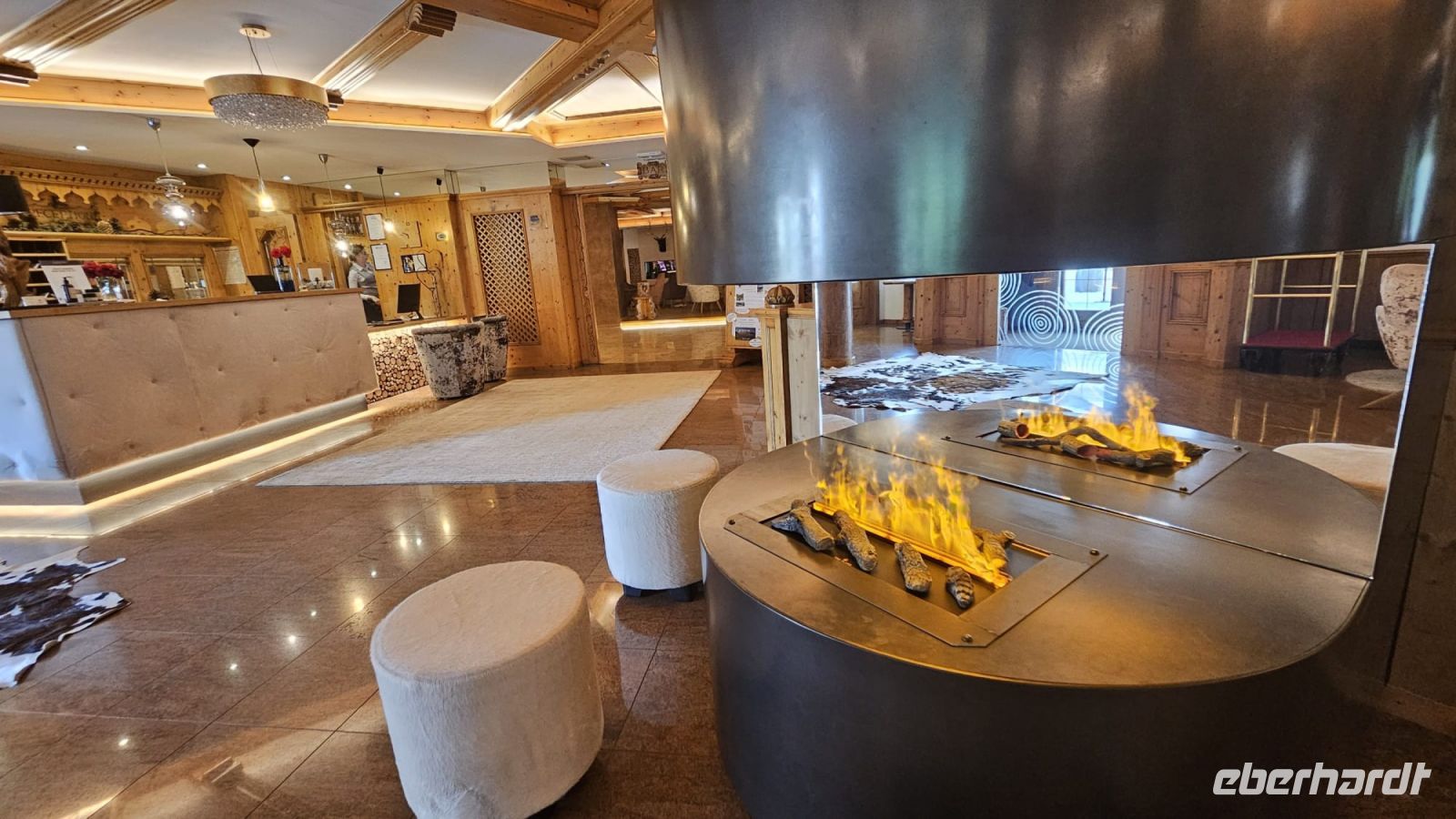 auch die gemütliche Lobby des Hotels werden wir vermissen